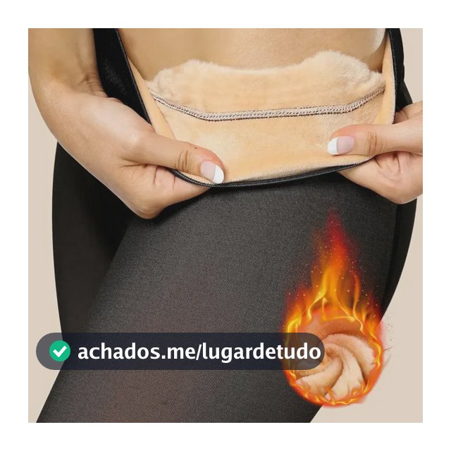 Meia Calça De Lã Térmica Translúcida Forrada Pelinho Pelúcia