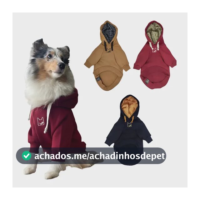 Roupa Roupinha Moletom Pet Inverno Cachorro Porte Grande Xxg
