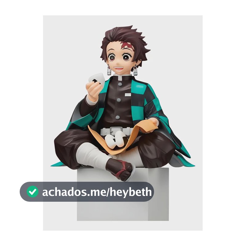 Tanjiro Kamado Action Figure Demon Slayer Boneco Sentado
