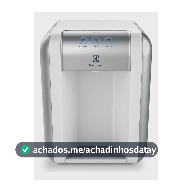 Purificador Electrolux Eletrônico Compacto Efficient Painel Digital Bivolt Branco PE11B Bivolt
