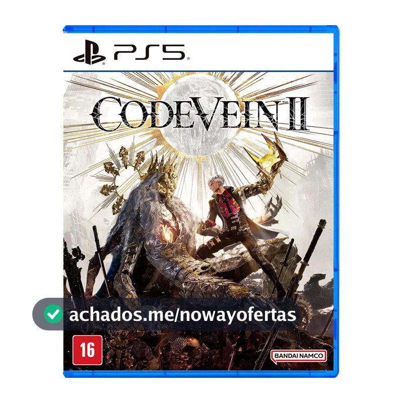 Jogo Code Vein Ii Edição Padrão Para Playstation 5 Bandai