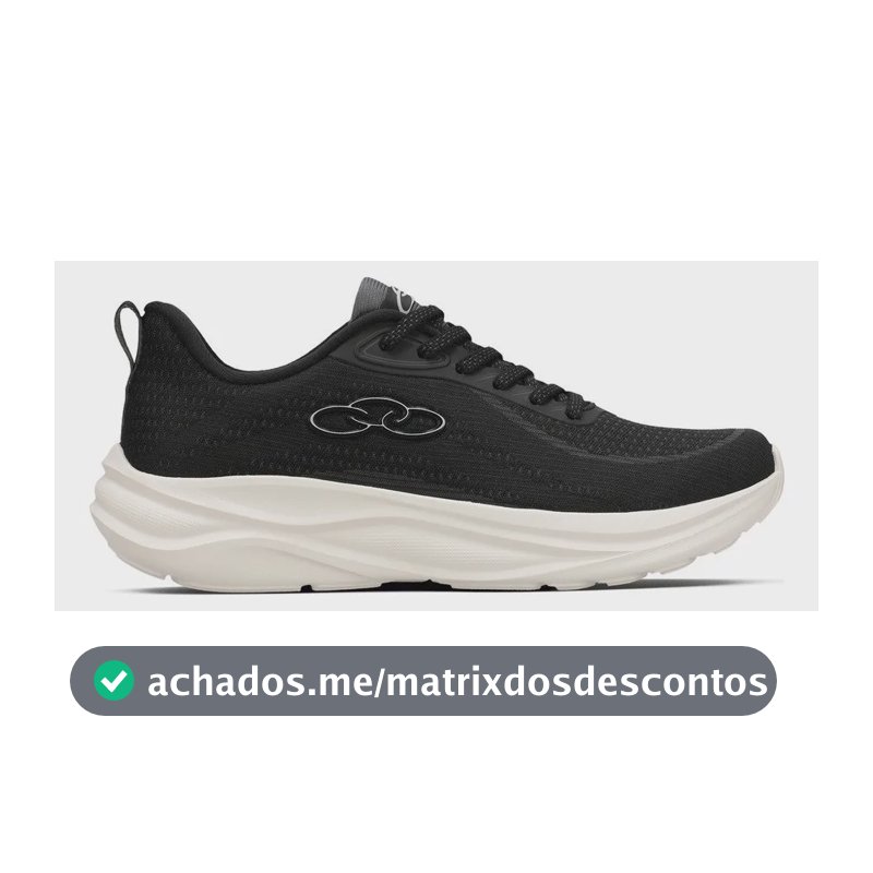 Tênis Olympikus Lumi Preto 35,0 Br