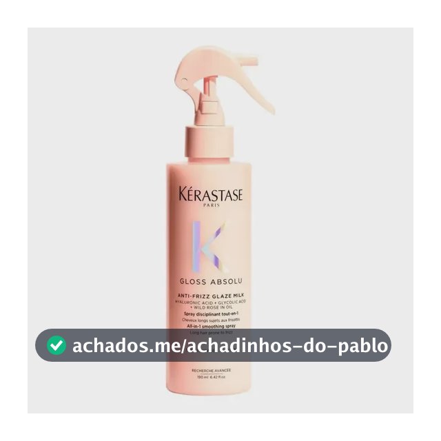 Gloss Absolu Anti-frizz Glaze Milk Leave-in 190ml Kérastase