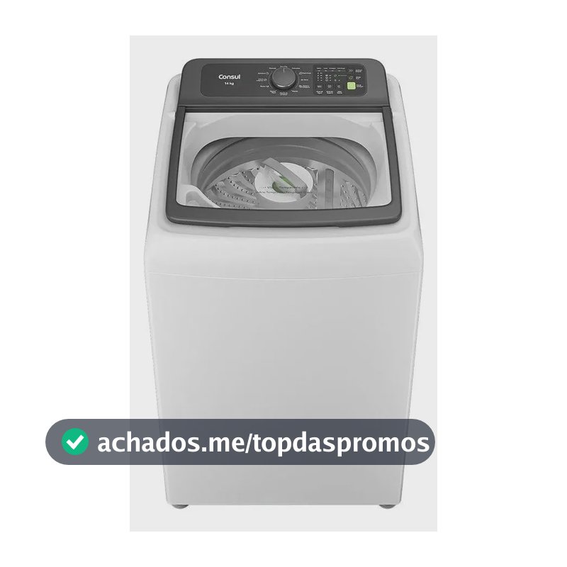 Lavadora Automática Consul Cwn14abana - 14kg, 580w, Branca 110v Branco