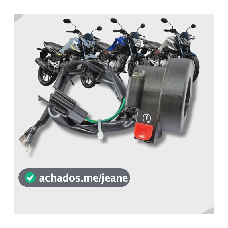 Interruptor Punho Partida Cg Start Titan Fan 160 2024 2025