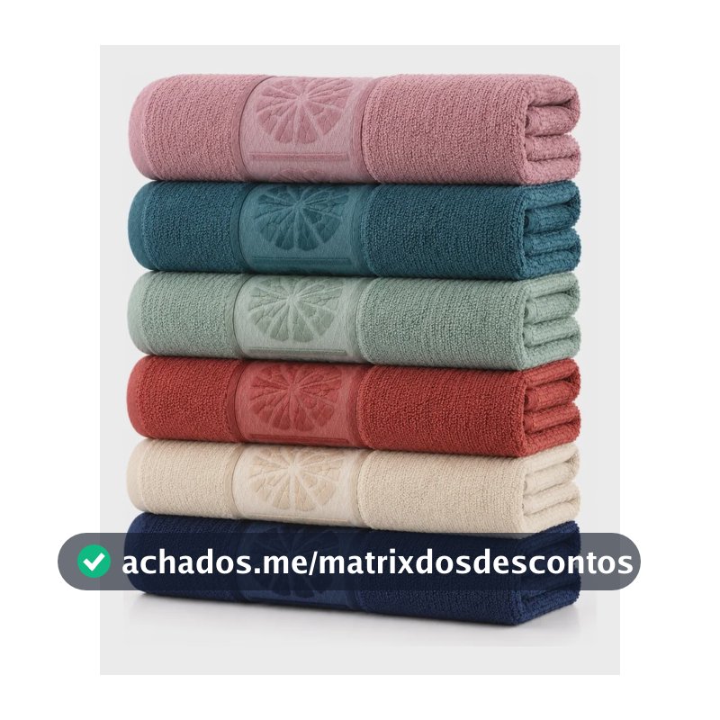 Kit 6 Toalhas De Rosto. Toalha De Rosto Para Banheiro Perfei Sortidos