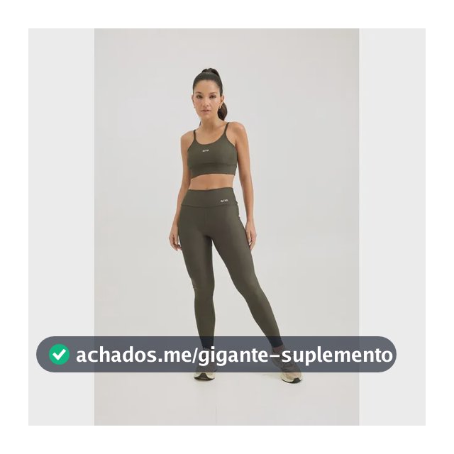 Conjunto Feminino Fitness Blackout Top E Legging - Arm