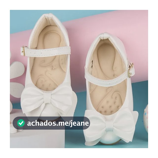 Sapatilha Infantil Batizado Menina Boneca Sapato Feminino