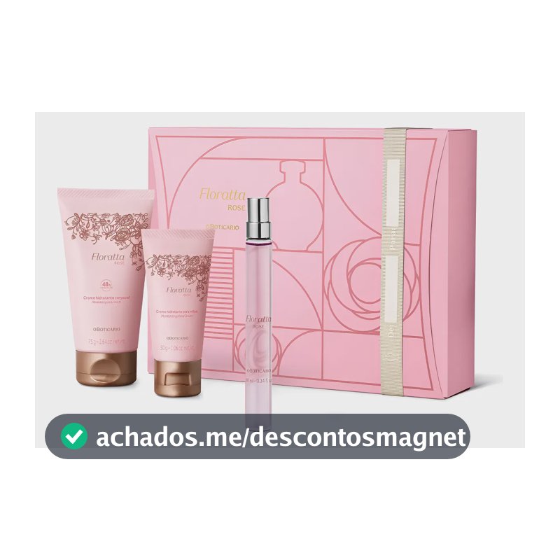 Kit Presente Floratta Rose (3 Itens) Boticário