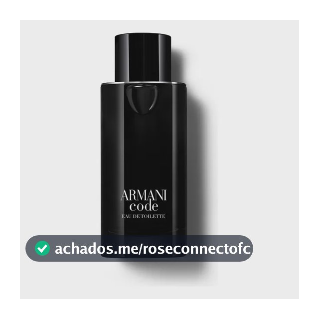 Perfume Masculino Armani Code Eau de Toilette Refilável, 125ml