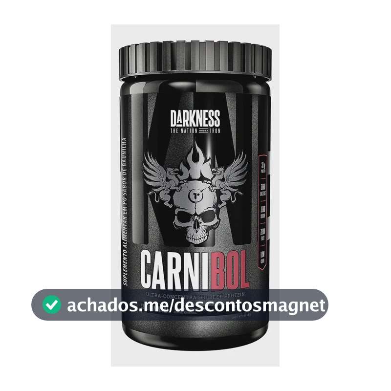 Suplemento Proteico De Carne Carnibol 900g Darkness Baunilha