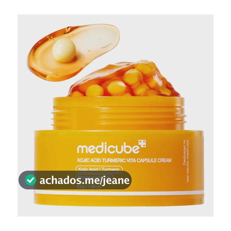 Medicube-creme Em Cápsulas Cúrcuma Tom De Pele Irregular Manchas Melasma