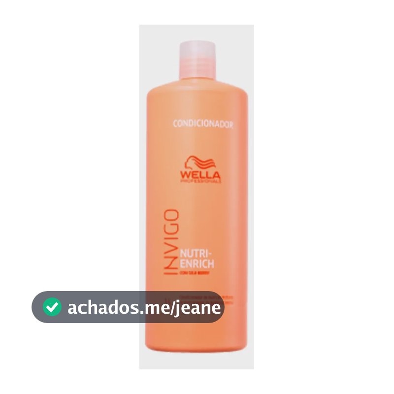 Condicionador Invigo Nutri Enrich 1000ml - Wella