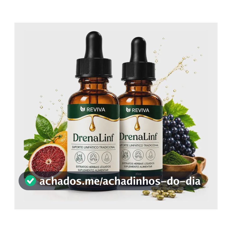 2 Drenalinf 30 Ml  Fórmula Importada | Envio Full Suplemento Para Drenagem Linfática