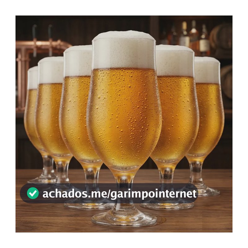 Jogo de Taça, Taça de Vidro Ruvolo, Taça de 330ml 6pcs
