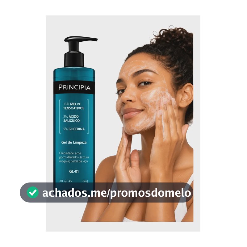 Gel De Limpeza Poros Dilatados Principia Gl-01 Salicilico 350ml Oleosa Todo Tipo De Pele Dia/noite Todo Tipo De Pele