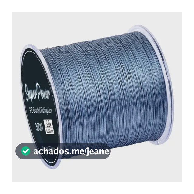 Linha De Pesca Multifilamento 300m Carretel Com 300 Metros