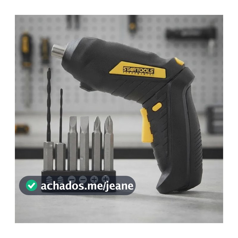 Mini Parafusadeira Sem Fio Startools Ferramentas 250rpm