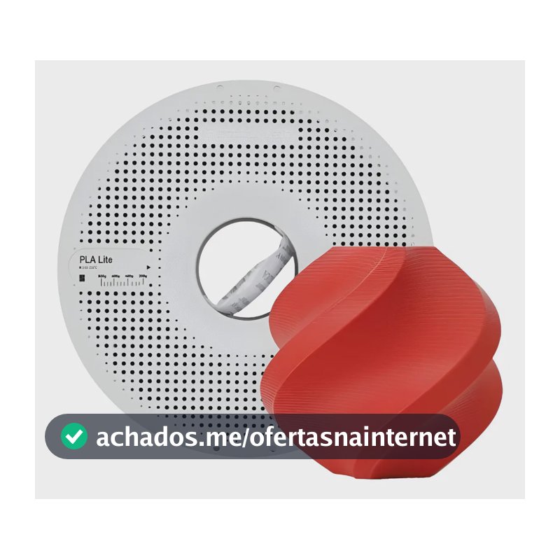 Bambu Lab PLA Lite vermelho