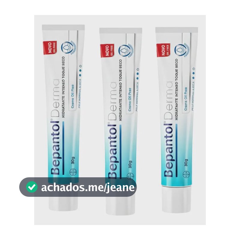 Creme Hidratante Toque Seco Kit 3un 30g Cada Bepantol Derma