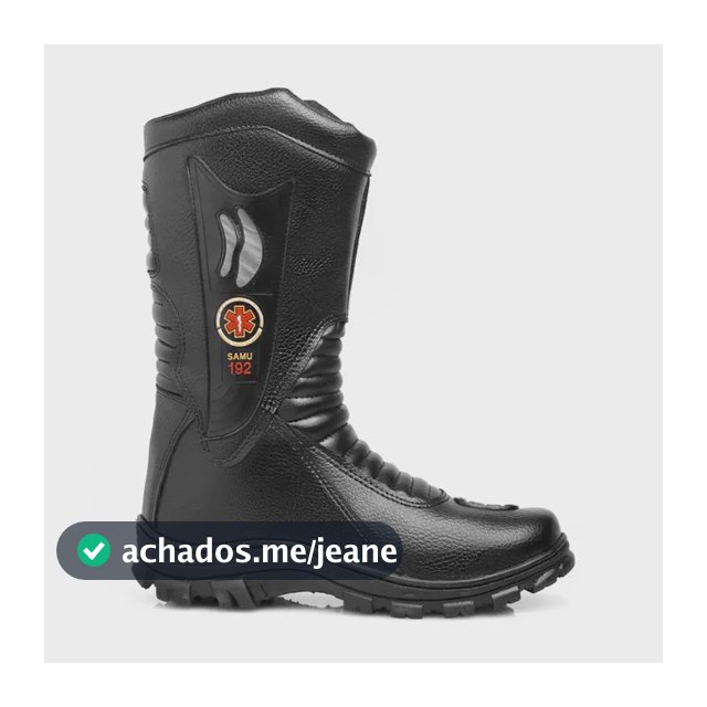 Bota Samu Coturno Motociclista Couro Preta Tornado Cmrshoes