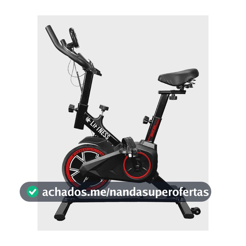 Liftness Bicicleta Ergométrica Spinning Profissional 120kg Silenciosa