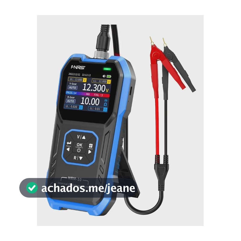 Testador De Resistência Interna De Bateria Fnirsi Hrm-10