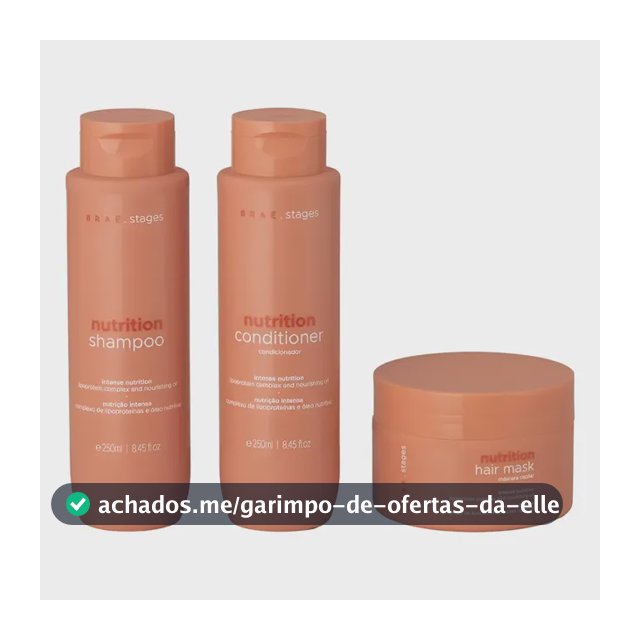 Kit Brae Para Nutrição Linha Braé Stages Nutrition - 3 Itens