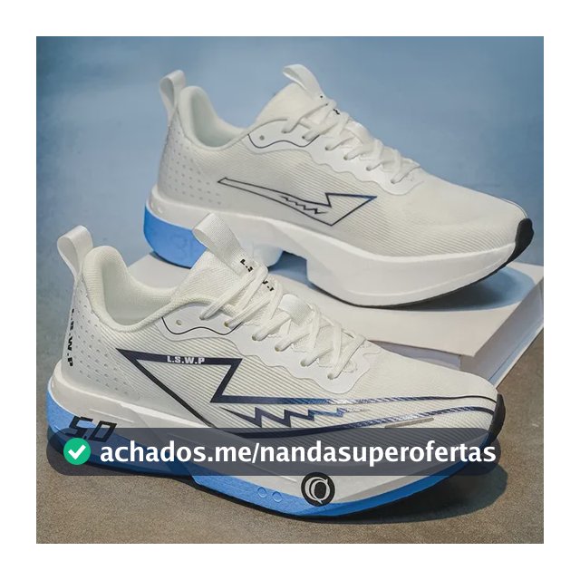 Tênis Esportivo Unissex Com Placa Carbono Embutida