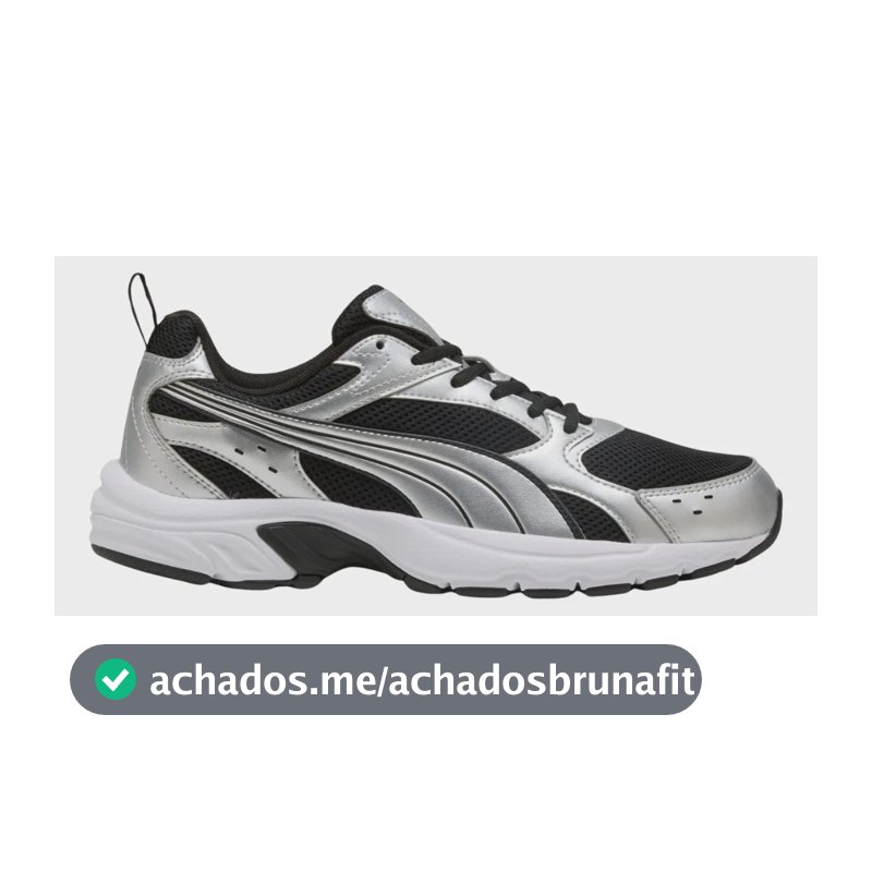 Tênis Casual Masculino Puma Milenio Tech Lt Original Prata/preto Lisa 40