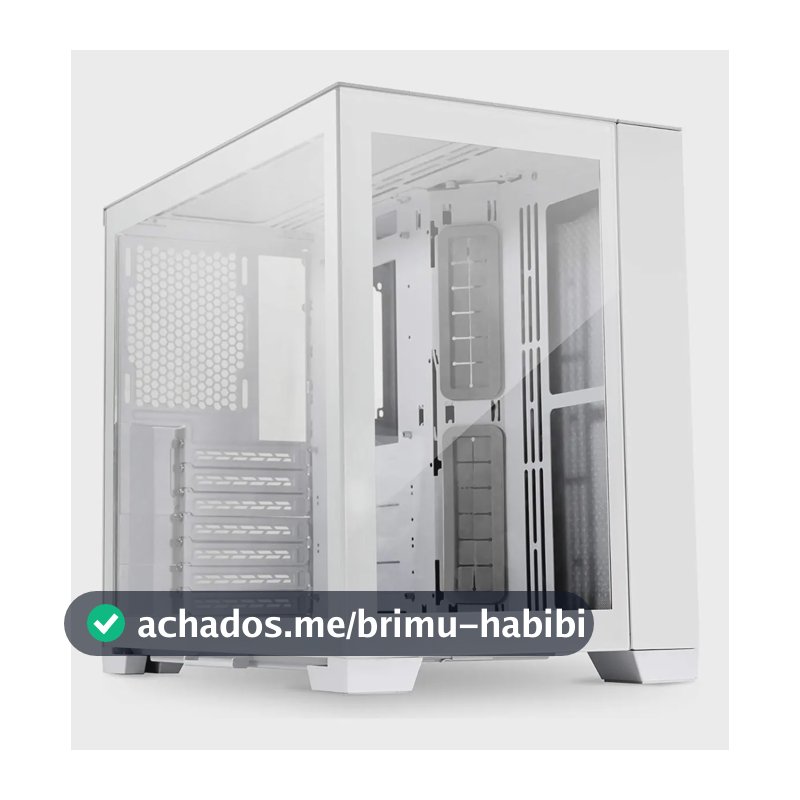 Gabinete Gamer Lian Li Dynamic Mini O11 Branco Snow Branco