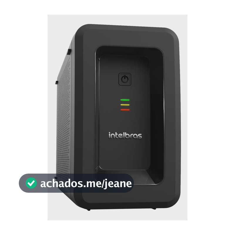 Nobreak Intelbras Attiv 1200va Entrada Bivolt E Saida 127v Cor Preto