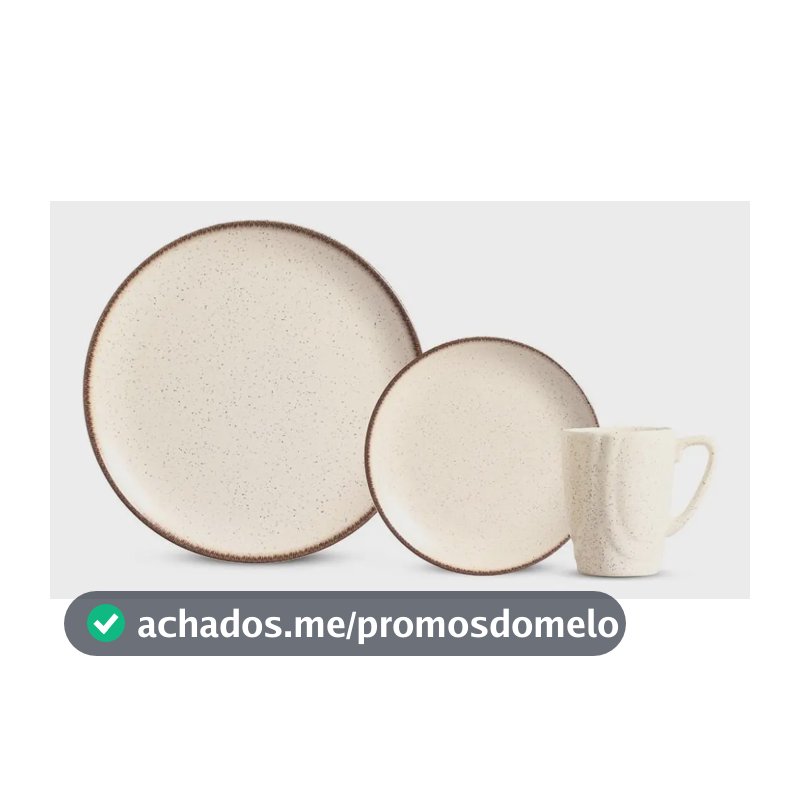 Aparelho De Jantar 12 Peças Vanilla - Alleanza