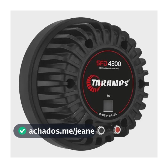 Corneta Taramps Sfd4300 8ohms 300w Corneta Som Automotivo Preto