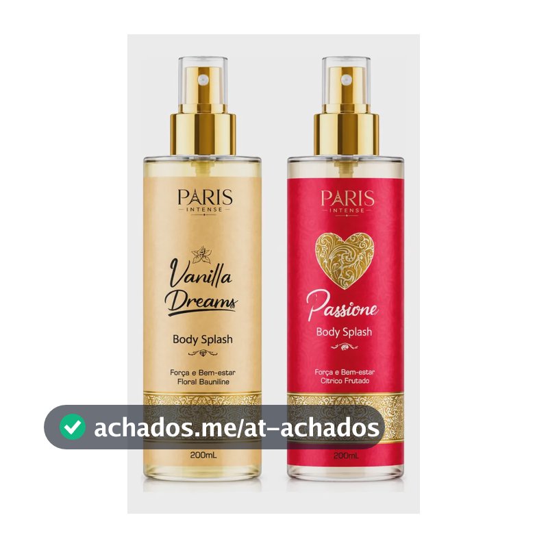 Kit 2 Body Splash Da Virginia Fonseca 200ml Perfume Feminino