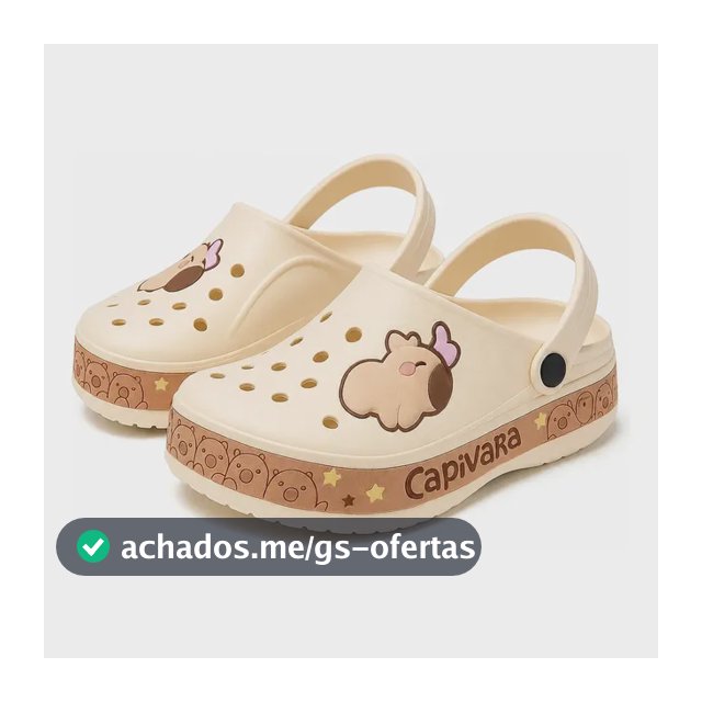 Sandália Chinelo Confortável Antiderrapante Mahayana Preta Bege Capivara 35/36