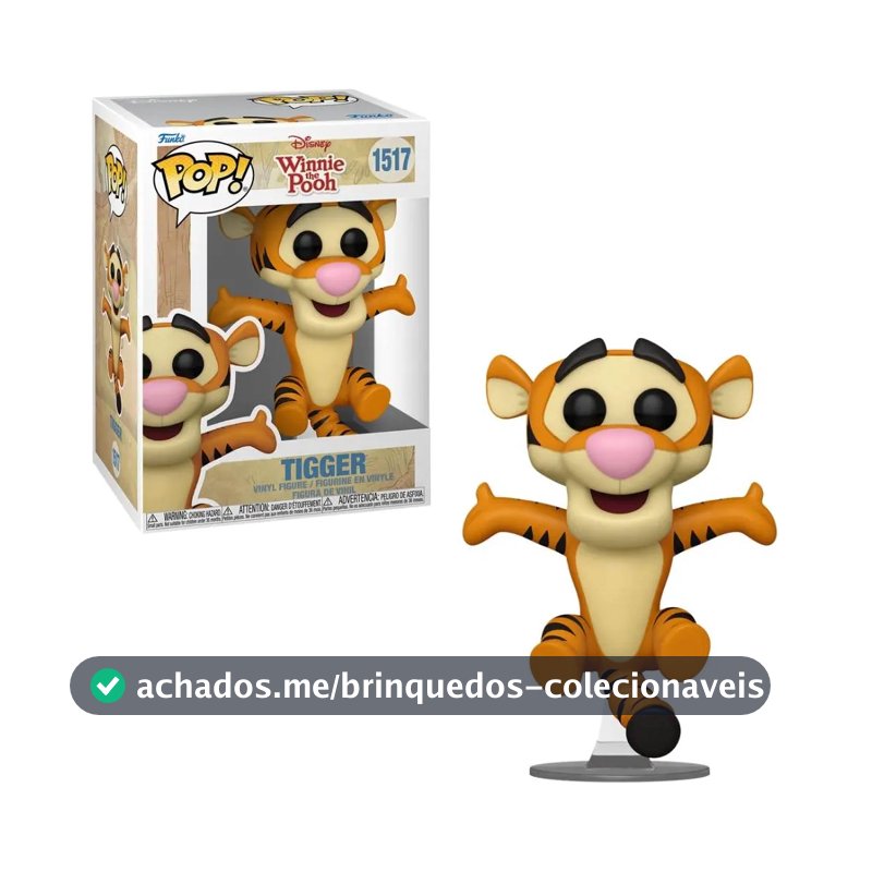 Boneco Funko Pop! Disney O Ursinho Pooh - Tigrão