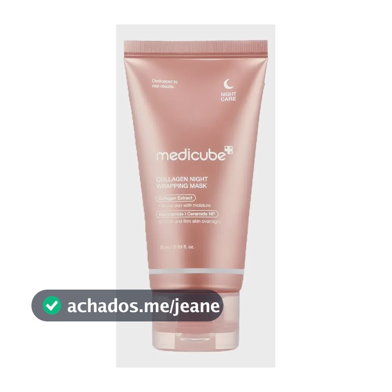 Máscara Facial Medicube Colágeno Hidratação E Firmeza Todo Tipo De Pele