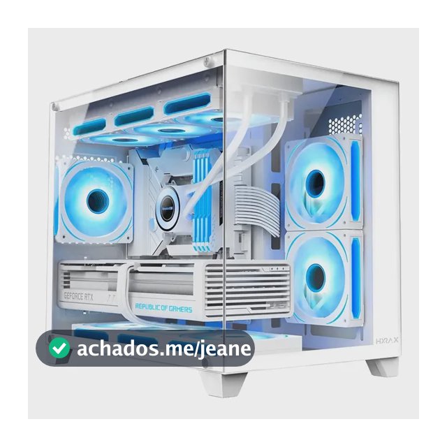 Gabinete Gamer Hyrax, Hgb730, Mini Tower - Vidro Temperado