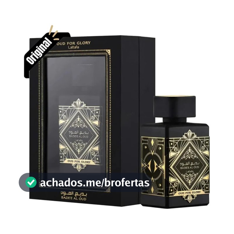 Perfume Arabe Badee Al Oud For Glory 100ml Masculino Edp