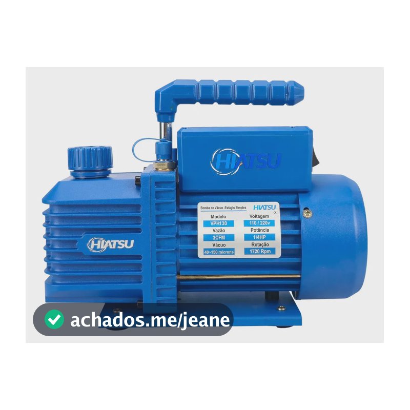Bomba De Vácuo Estágio Simples 3cfm Bivolt