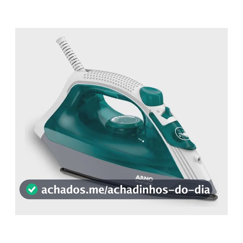 Ferro A Vapor Elétrico Arno Steamgliss Fsgp Cor Branco/Verde