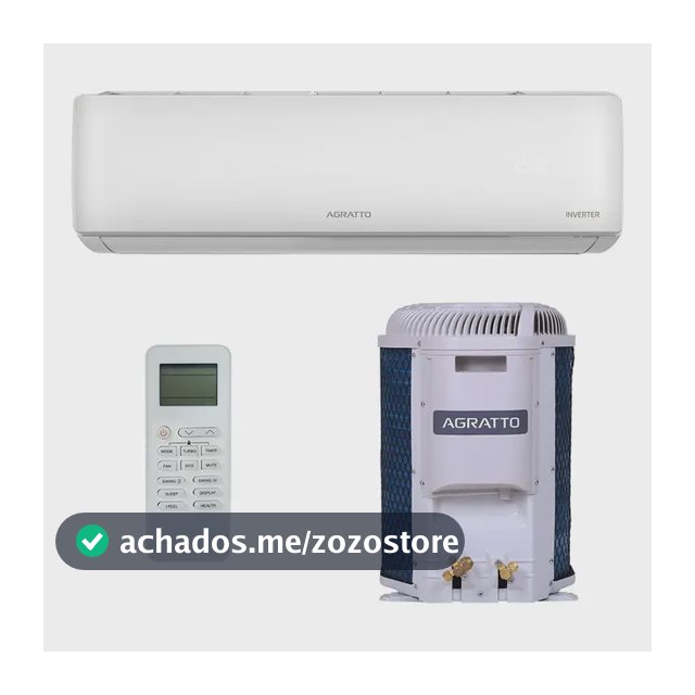 Ar Split Agratto Zen 9.000 Btus Frio Inverter 220v Branco 220v