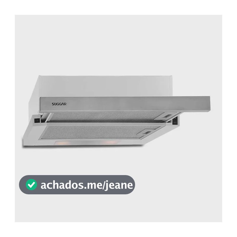 Depurador Slim De Embutir 60cm De61ix Inox Suggar 110v Inox