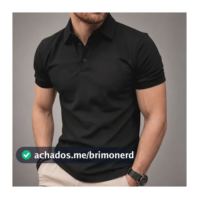 Camisa Gola Polo Masculina Pique Premium Algodão Confortável