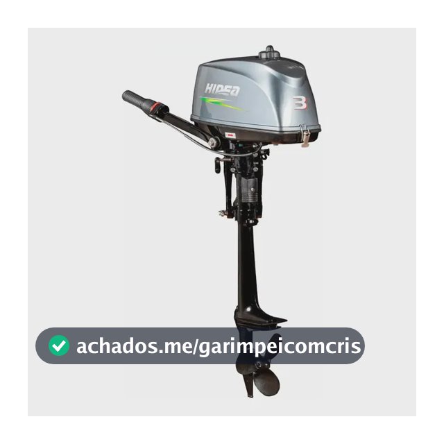Motor De Popa 3hp A Gasolina 2 Tempos Hidea Hd3fhs Black