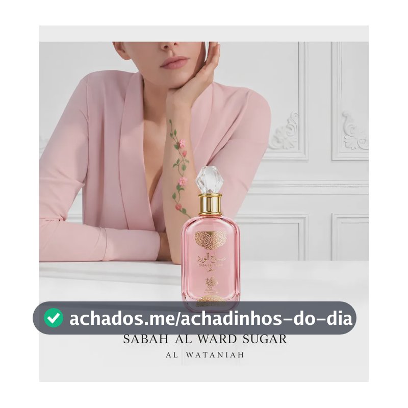 Perfume ÁRABE Sabah Al ward Sugar Original Feminino Eau de parfum