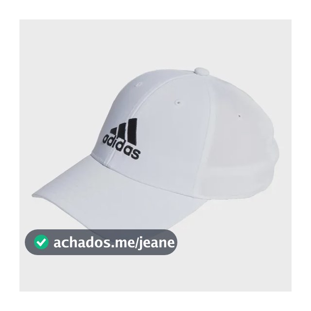 Boné Baseball Leve Logo Bordado adidas
