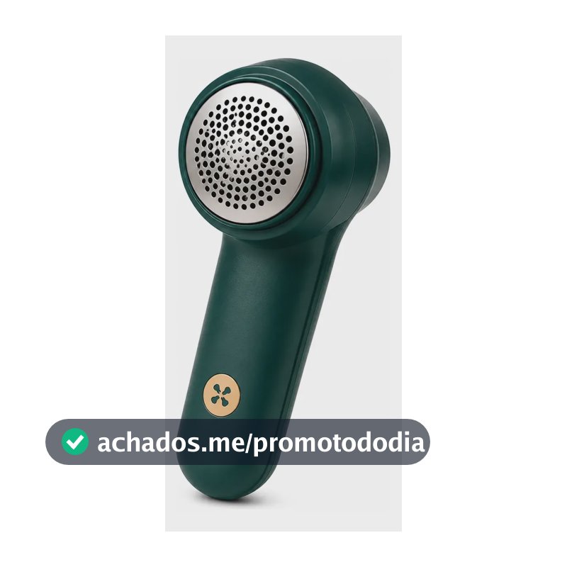 Papa Bolinha Elétrico Recarregável Removedor De Fiapos Roupa Azul-petróleo 127/220v