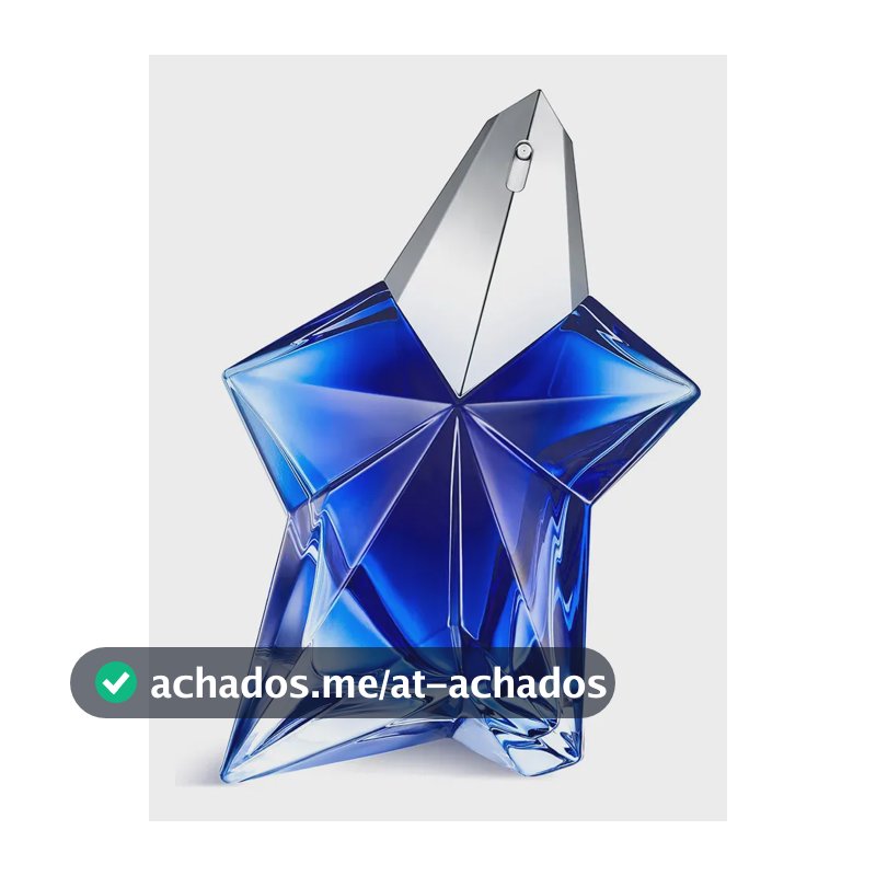 Perfume Feminino Gourmand Ambarado com Pistache e Baunilha Eau de Parfum Recarregável Angel Stellar Mugler 100ml